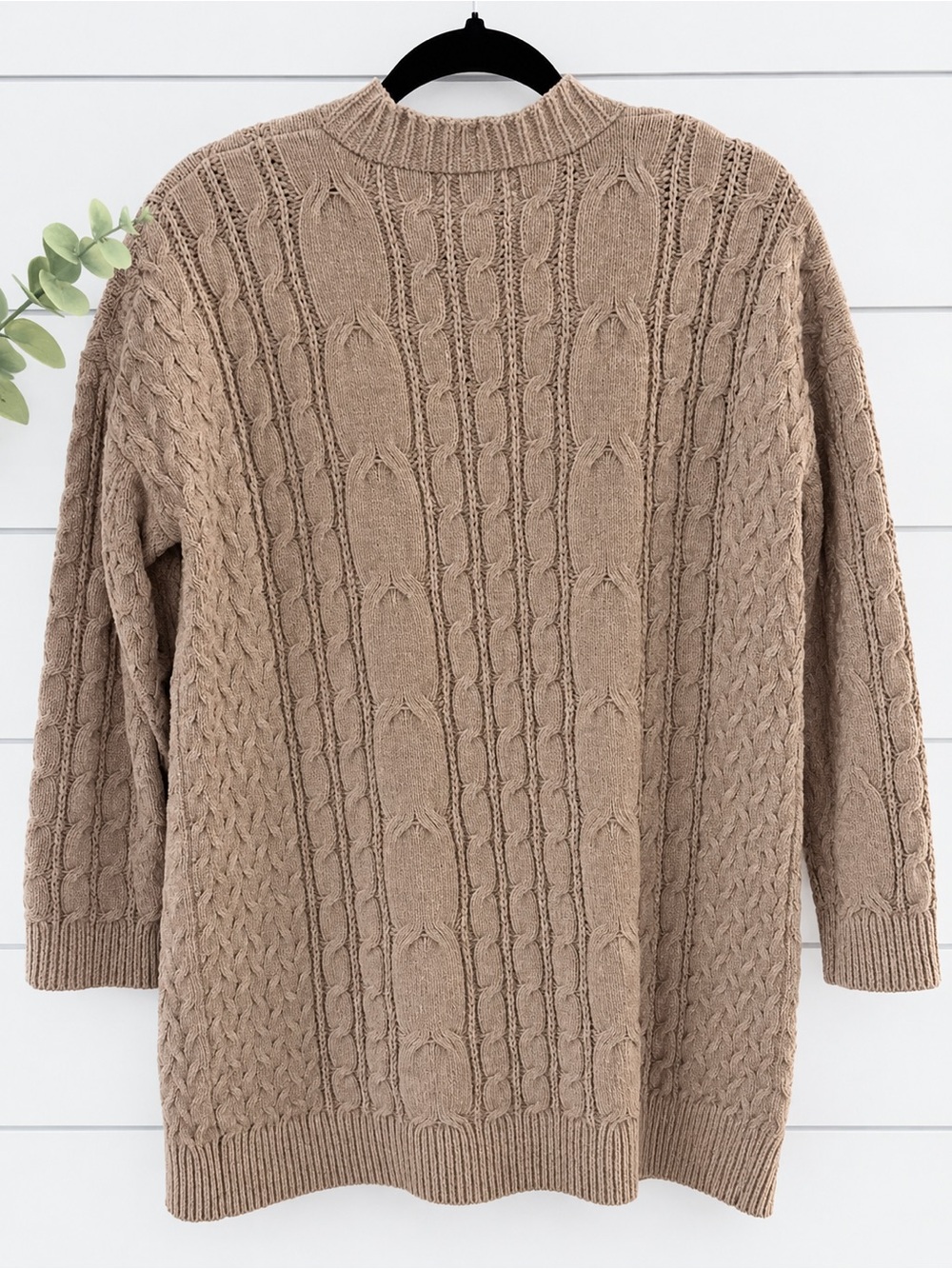 PINK ROSE Medium Cable-Knit Cardigan - Picture 2 of 7